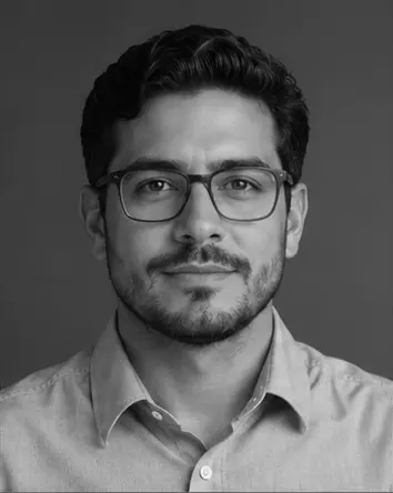 Retrato ilustrativo generado por IA de un ingeniero