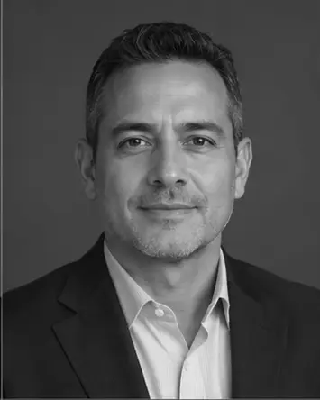Retrato ilustrativo generado por IA de un consultor